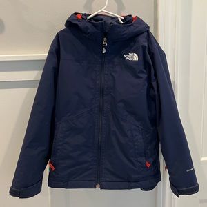 Boys North Face 3-1 Winter jacket. Size S (7/8)